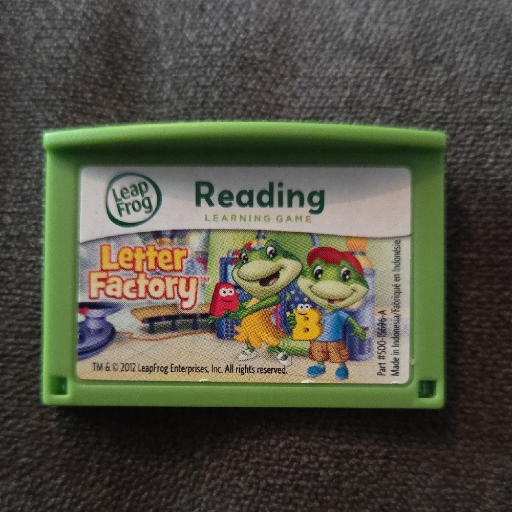 #2 Lesp Frog Letter Factory Gams